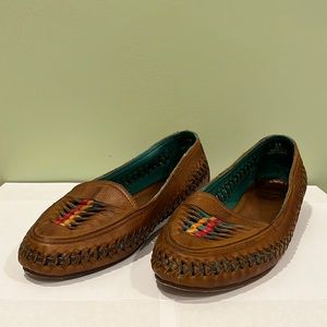 Frye Multicolored Woven Moccasin/Loafer